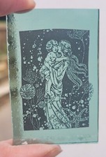 Stained glass mother & child