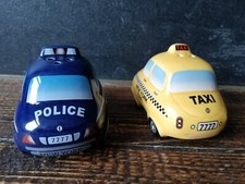 NYPD And YELLOW CAB Salt and Pepper Shakers