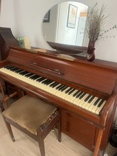 Kemble Miniature Minx Walnut Upright Piano