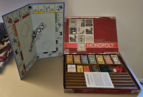 Vintage deluxe monopoly - vintage, (1964)