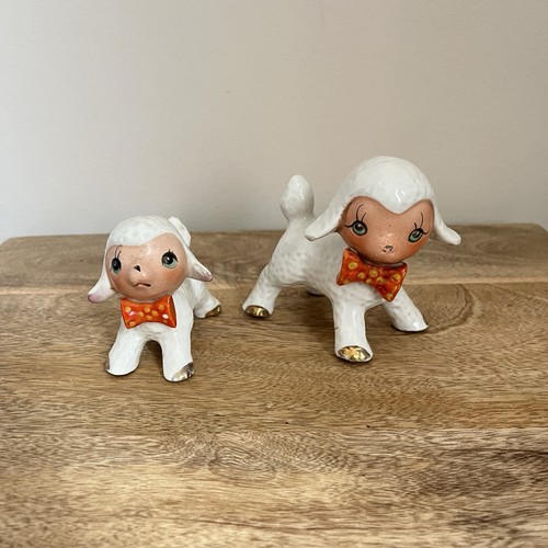 Vintage kitsch sheep - x, lambs