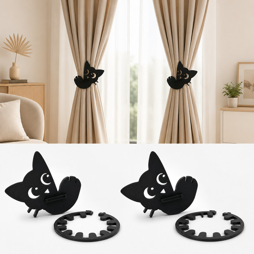 Decorative curtain tiebacks - decorative,
