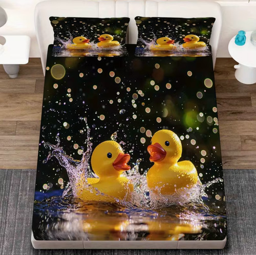 Cartoon rubber duck fitted - 02.cartoon,