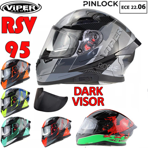 Full face crash helmet - face,