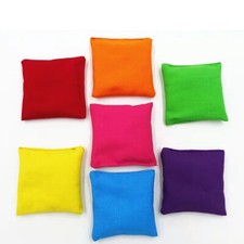 4/12pcs 5cm Bean Bags Kids Throwing Catching Toy Juggling Beanbag Outdoor Sport