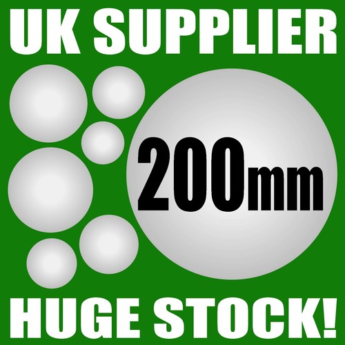200mm polystyrene balls - 200mm, (20cm)