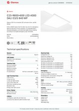 GLAMOX - LED 600x600 Modular