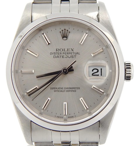 Rolex datejust men stainless - rolex,
