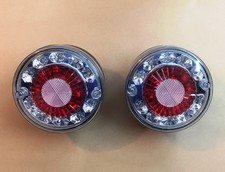 2 x 24V LED REAR TAIL SIDE LIGHTS FOR TRUCK LORRY CHASSIS TRAILER MAN DAF
