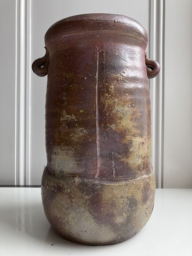 Woodfired bizen vase tea - woodfired,,