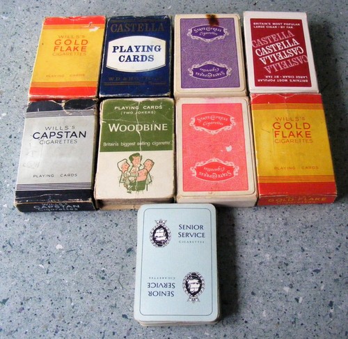 Tobacciana playing cards job - tobacciana,