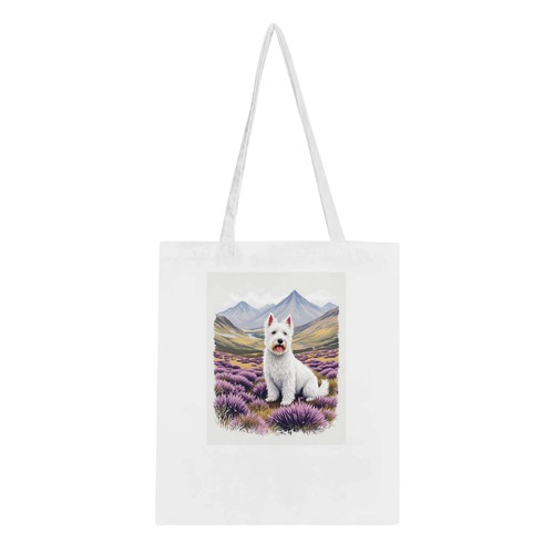 Westie highland tote bag - westie,