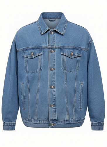 Men denim jacket - jacket,, 100%
