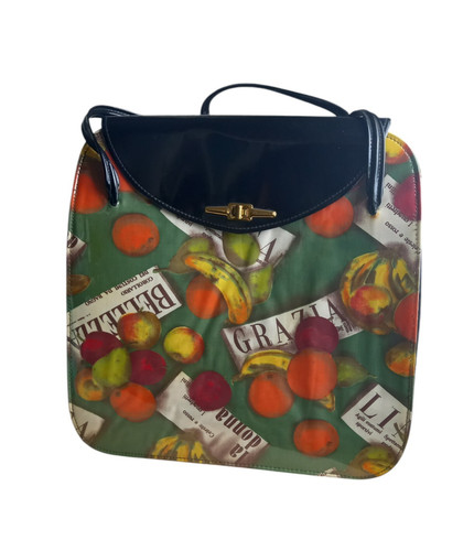 Vintage tote bag large - vintage, vinyl