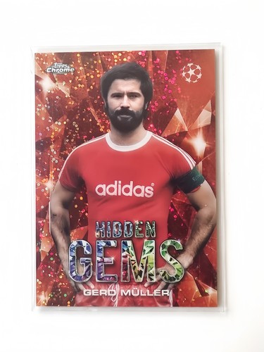 Topps chrome uefa gerd muller - chrome,