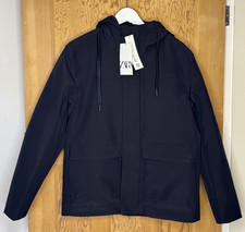 Mens Zara Black Padded Hooded