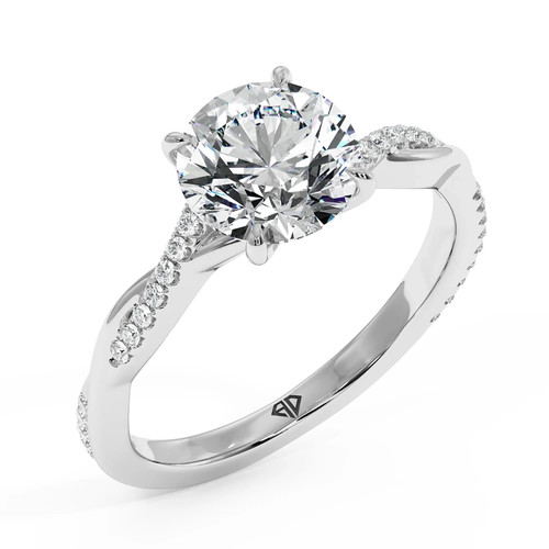 950 plat carat round lab - 0.50-carat,