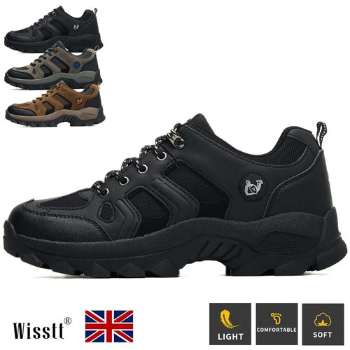 Mens leather suede trekking - leather,