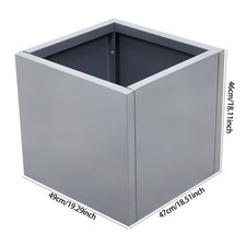 Cube Metal Planter Garden