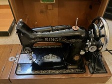 Vintage electric singer sewing machine used