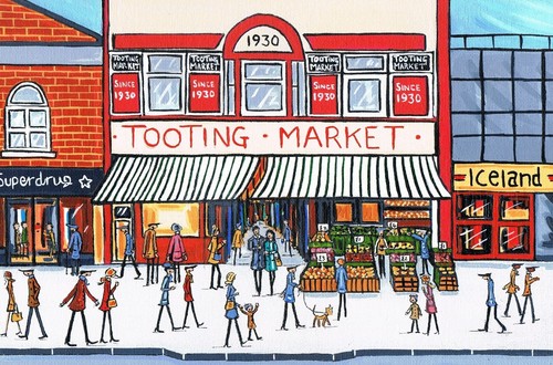 Print new tooting - a4, by