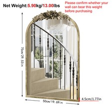 Antique Gold Traditional Arch