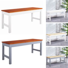 Soild Pine Wooden Long Seat Bench Dining Chairs Wooden Legs Lounge Stool Bed End