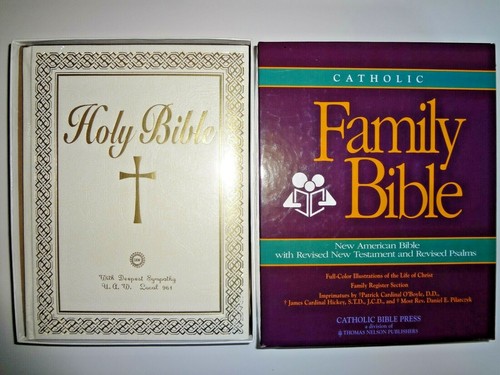 Catholic family bible - bible", new