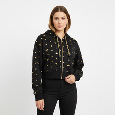 Hooded Fleece Jacket With