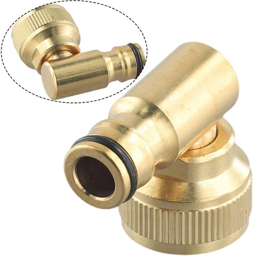 Brass swivel elbow water - brass,