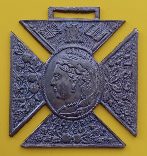 1897 victoria medal r - victoria, &