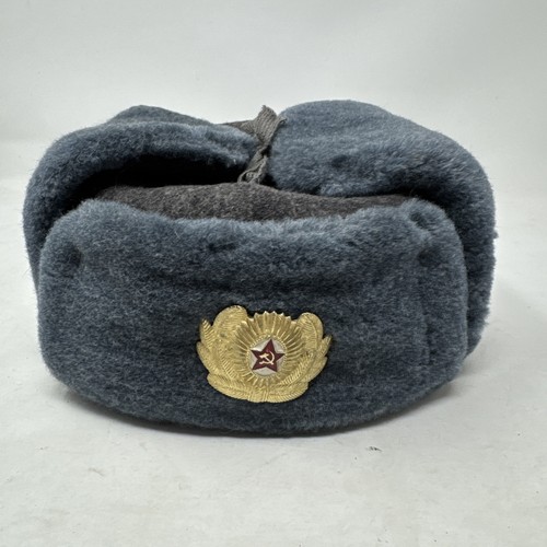 Soviet army ushanka winter hat - soviet,