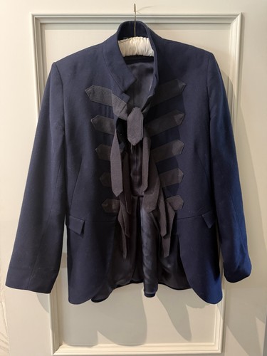 Moloh navy blue wool - blue, jacket