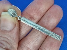 Ola Gorie Scottish Sterling Silver Narrow Drift Art Nouveau Pendant OMG