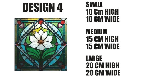 Square stained glass effect - stained,