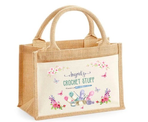 Personalised jute bag - bag, with