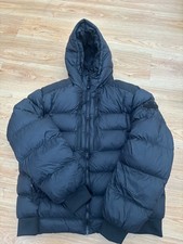 BNWOT XL Mens Zavetti Canada Anvox Puffer Bomber Jacket in Black Extra Large