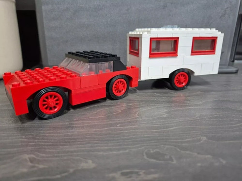 Lego car and caravan - :,