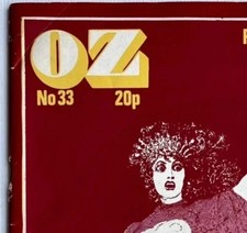 OZ MAGAZINE No.33 Red cover version.