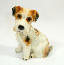 Goebel Hummel 1950s Smoker Terrier with Glass Eyes