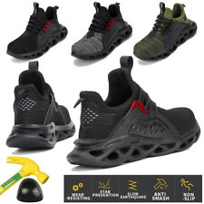 Mens Safety Shoes Lightweight Sports Trainers Women Work Steel Toe Cap Boots