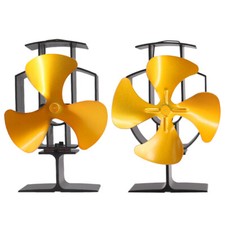 Gold 3 4 Blade Heat Powered