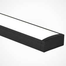 LED Aluminium Profile w/ Cover, End Caps LEDBRITE 2M/6.6FT Surface Mount Channel