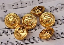 12 PCS WWII WW2 GERMAN KRIEGSMARINE NAVY MILITARY UNIFORM TUNIC BUTTON 21MM