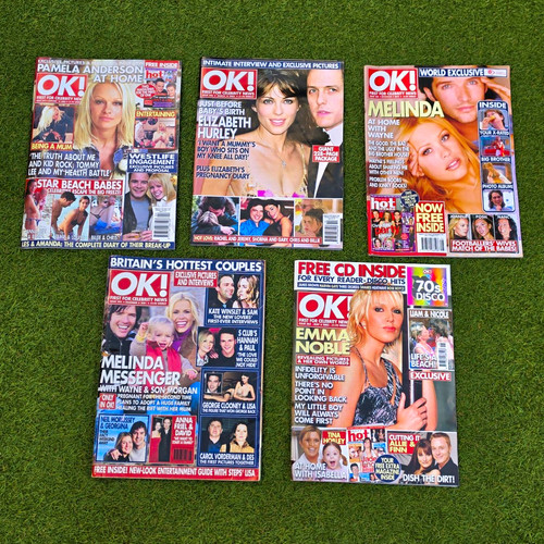 Vintage magazine glamour - ok!,