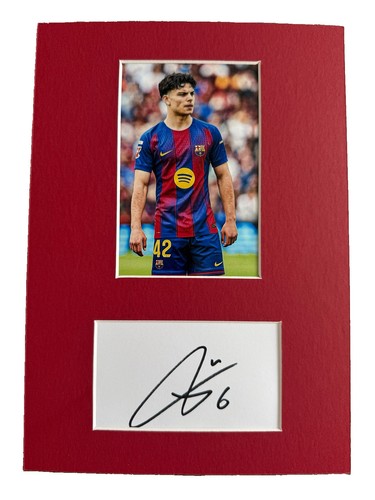 Xavi espart hand signed fc - a4,