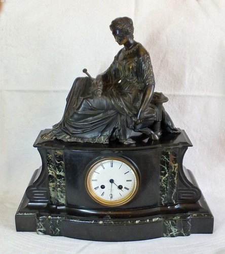 Superb victorian black marble - victorian,