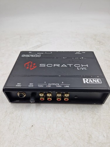 Rane serato scratch live audio - live,