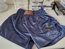 Fumetsu Origins Muay Thai MMA Shorts Size XXL 2XL Navy