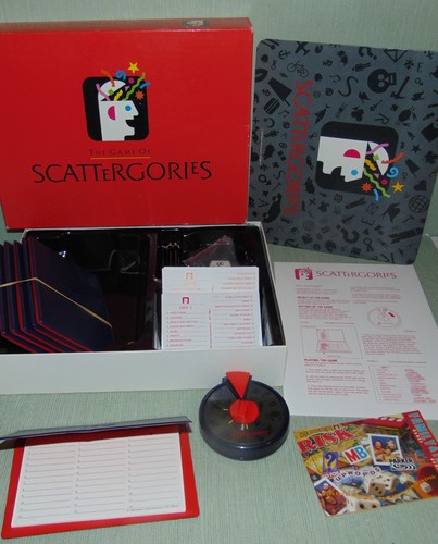 The game scattergories - of,